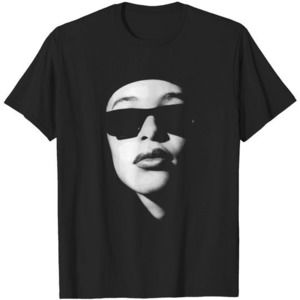 Vintage Aaliyah Face T-Shirt R&B Music Fan Gift Tee